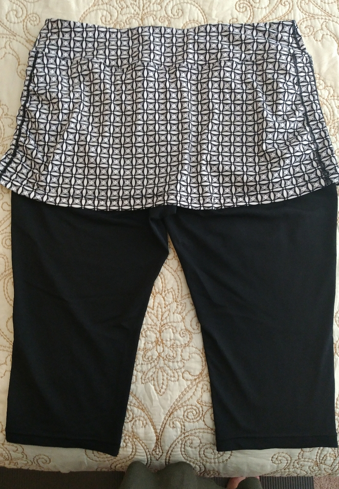 Coolibar Skirted Swim or Exercise Capri